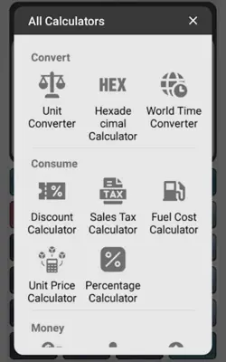 Calculator - Unit Converter android App screenshot 14