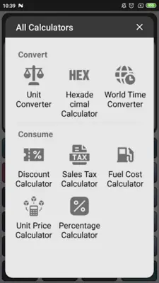 Calculator - Unit Converter android App screenshot 22