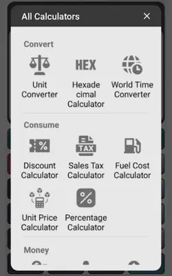 Calculator - Unit Converter android App screenshot 6